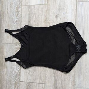 Prima Valentina Open Bust Black Shapewear Bodysuit